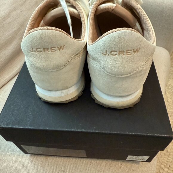 J Crew Sneakers Colorblock Clay/Ivory Size 9 - Picture 3 of 5